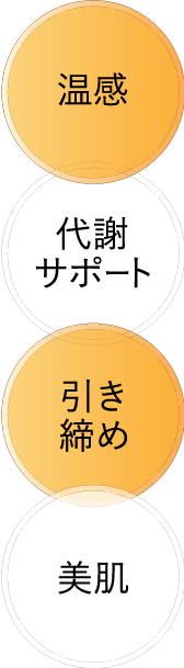温感 代謝サポ一ト 引き締め 美肌